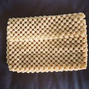1960s Vintage Beaded Clutch Bag